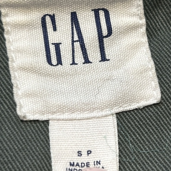 Gap Utility 100% Cotton Jacket Military Green Women size S - Picture 10 of 12